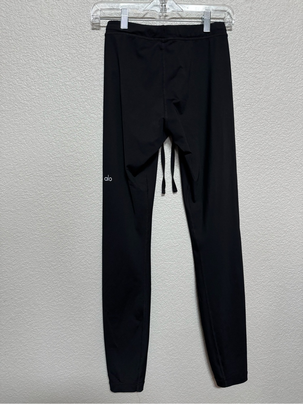 Alo Yoga High Waist Tie Front Legging Black Women’s M Fall Outdoor